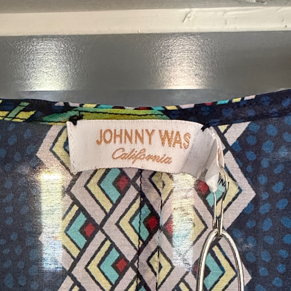 Johnny Was Geometric Patterned Dress - Picture 2 of 7